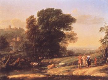 Claude Lorrain : Landscape with Cephalus and Procris Reunited by Diana